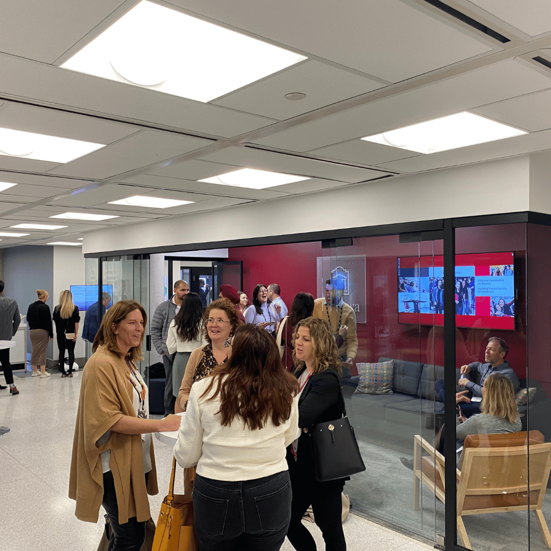 People at Hub350 space