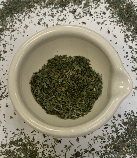bowl of basil