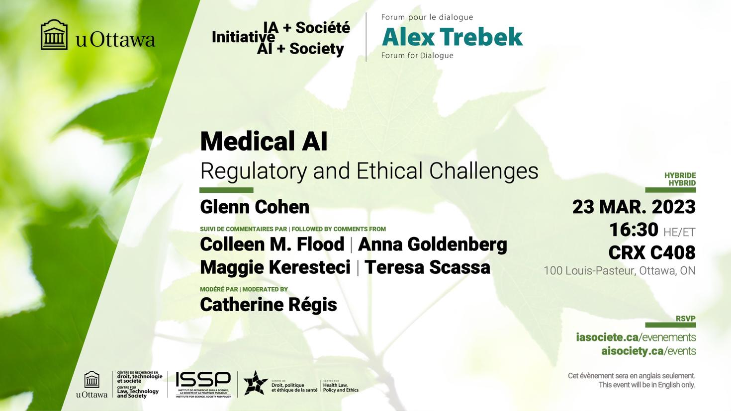 Poster for Medical AI Presentation information