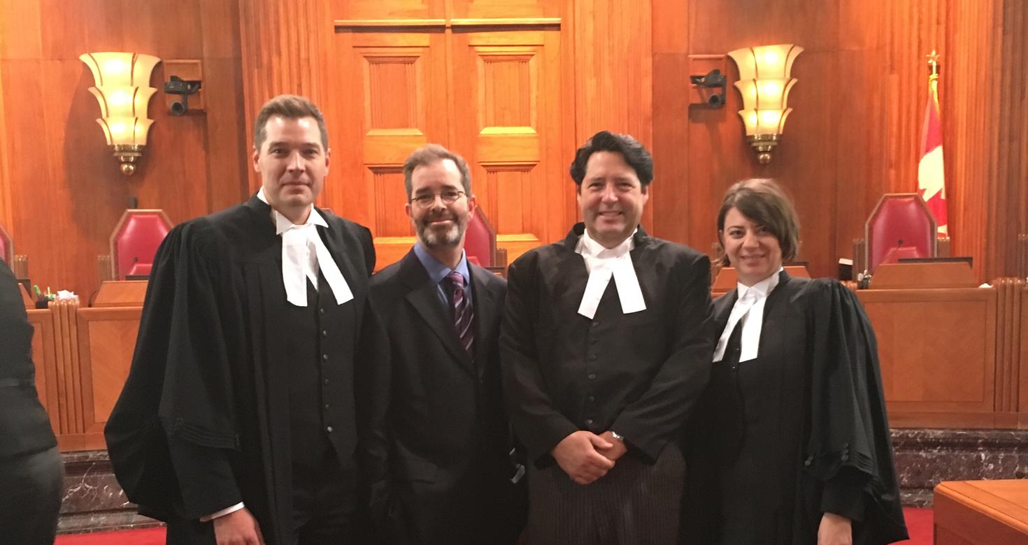 CIPPIC's team at the Supreme Court of Canada