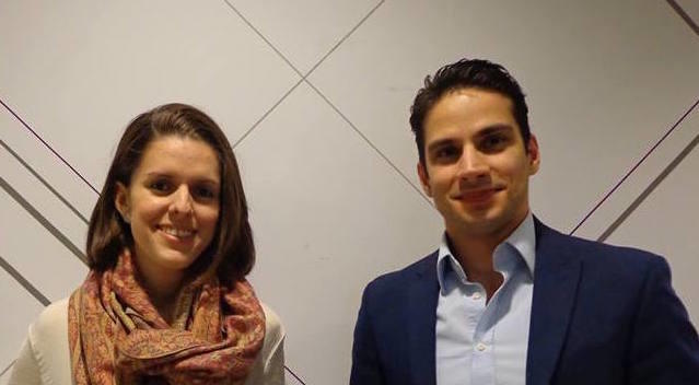 Amìr Korhani and Laura Garcia