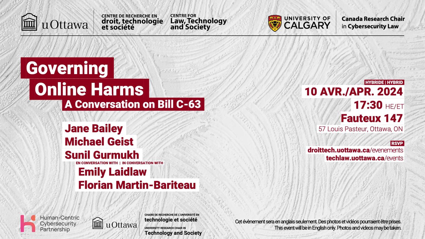 Poster of the event