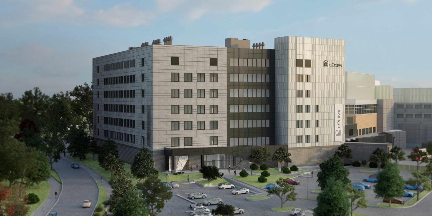 Exterior view of the Advanced Medical Research Centre (AMRC)