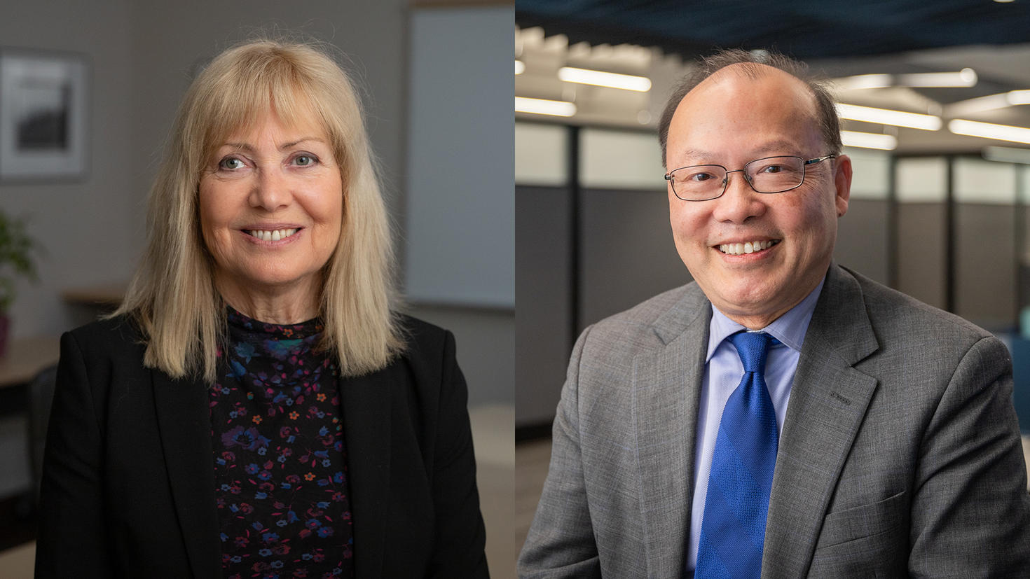 Ruth Slack and Peter Liu