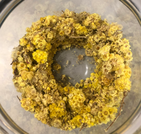 wreath of Helichrysum