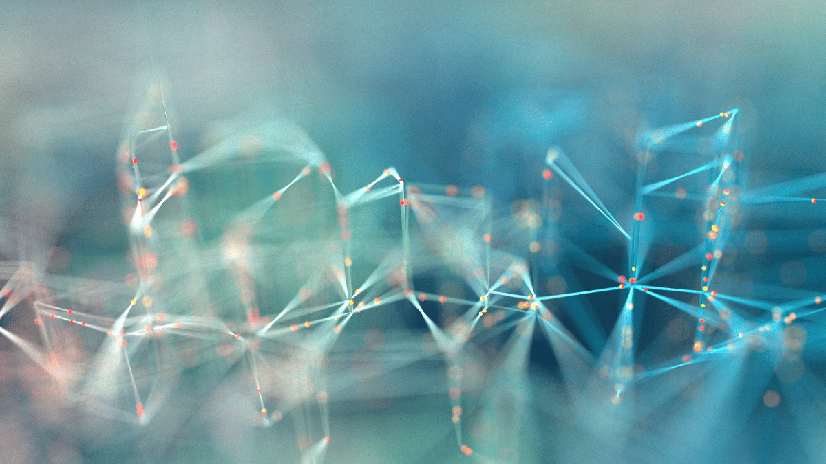 A collection of blurry data points.