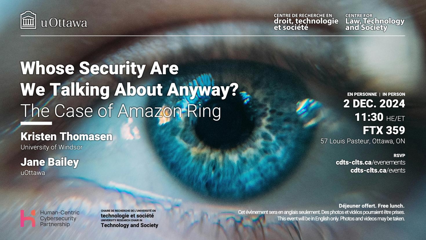 Whose Security Are We Talking About Anyway? The Case of Amazon Ring