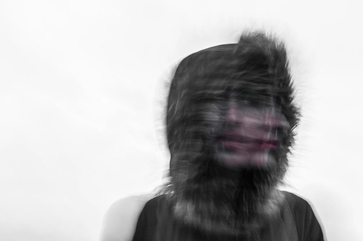 Quick frame of person shaking head