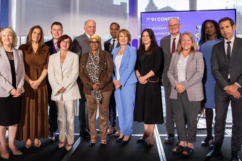 Dignitaries from higher education, research, private industry and various levels of government attended the opening ceremony at the National Arts Centre.