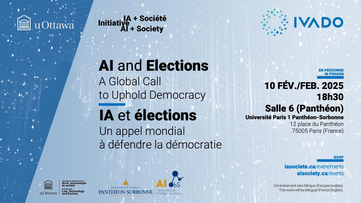 AI and Elections Poster Event