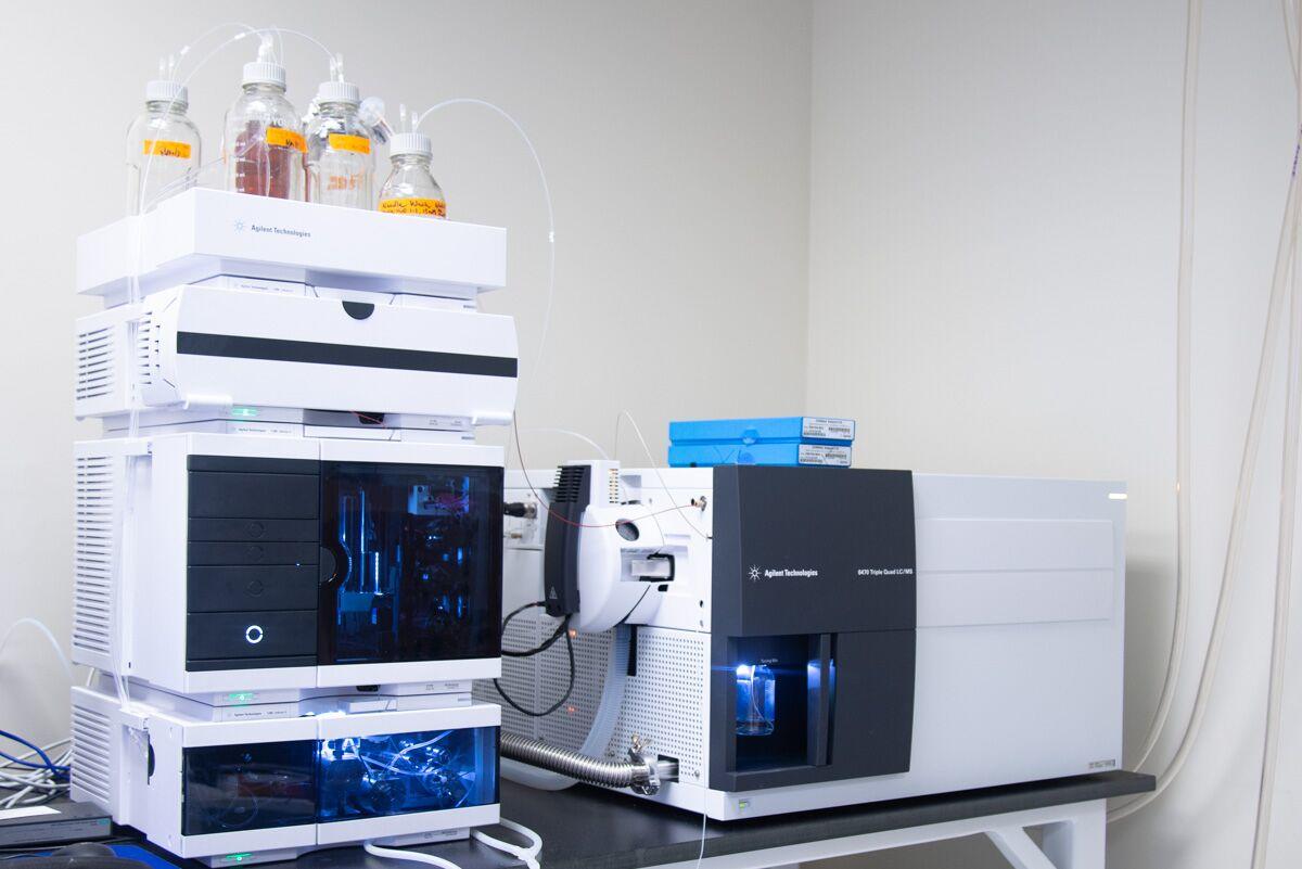 Triple quadrupole LC MS