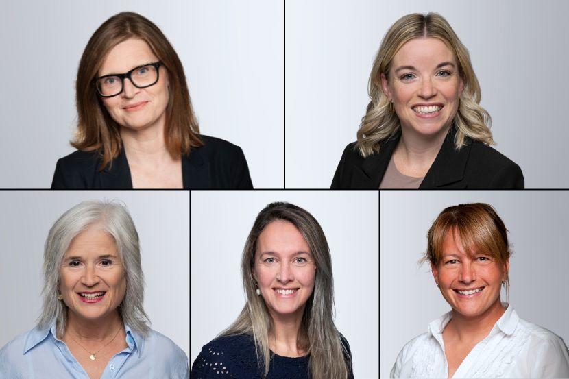 Michelle Schira Hagerman, Megan Cotnam-Kappel, Nathalie Bélanger, Jess Whitley, Tracy Vaillancourt