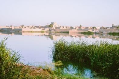 River landscape.