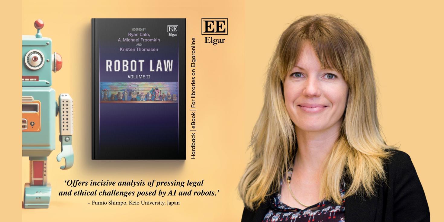 cover of the book “Robot Law” with Kristen Thomasen