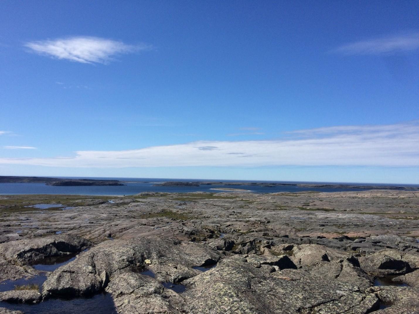 The site of the oldest rocks on Earth, 30 km from Inukjuak, in Nunavik, Canada.