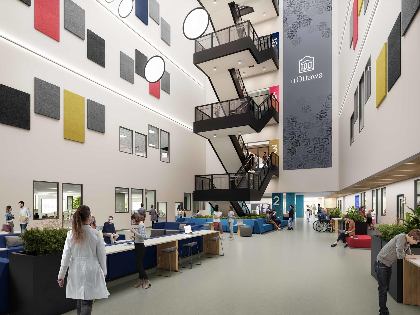 Rendering of the AMRC atrium