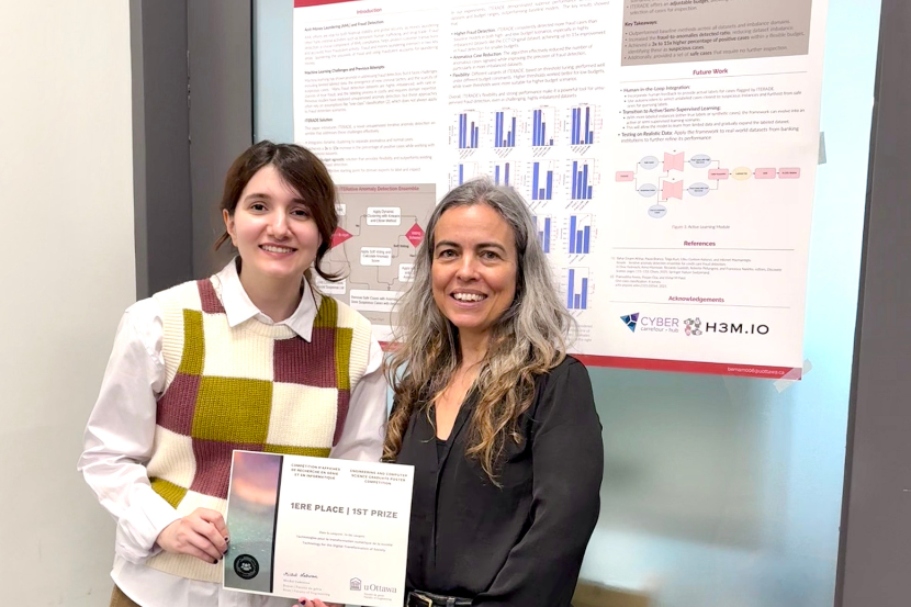 Bahar Emami Afshar wins the first prize.