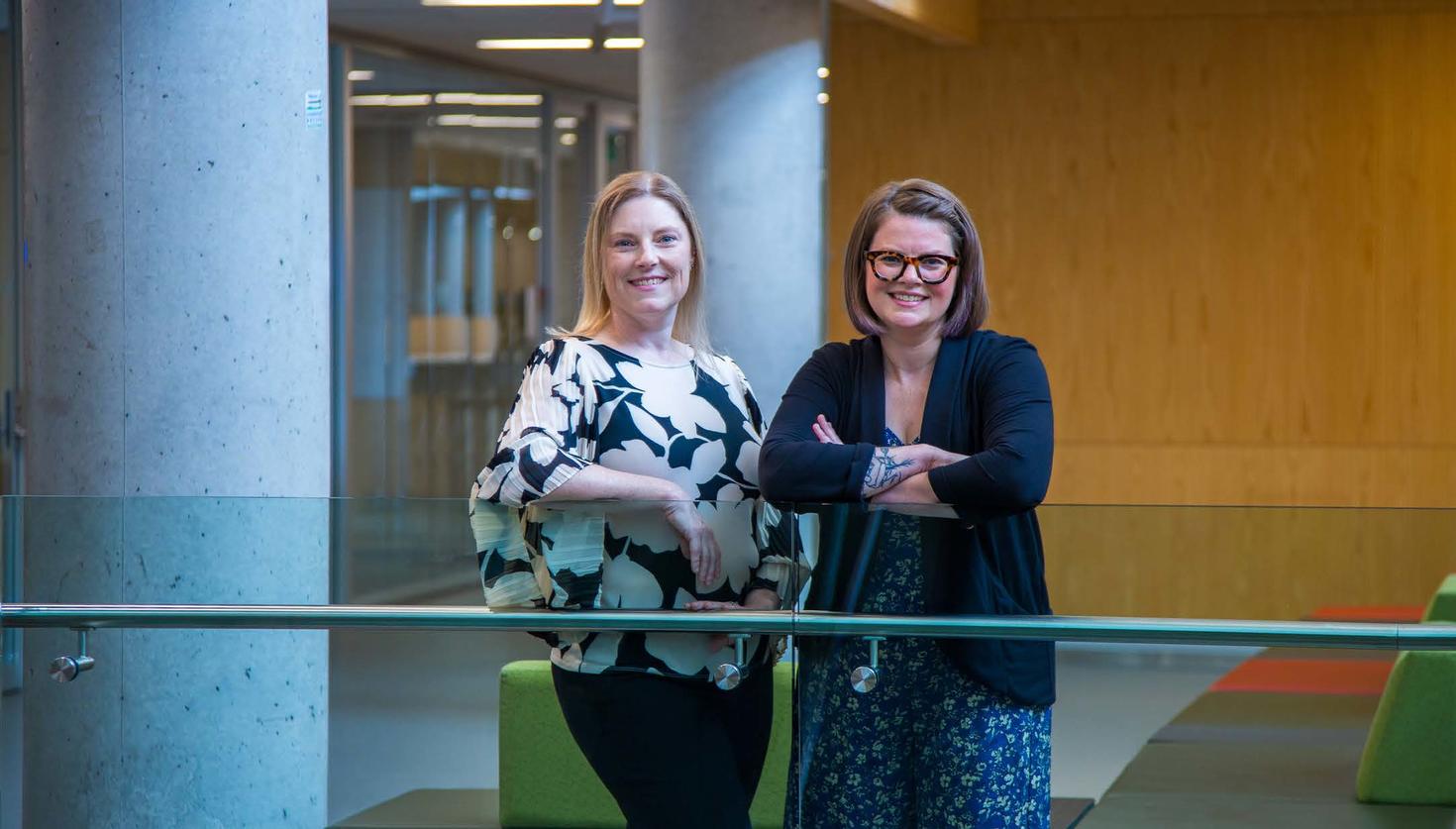 uOttawa researchers Isabelle Bougeois and Jada Watson