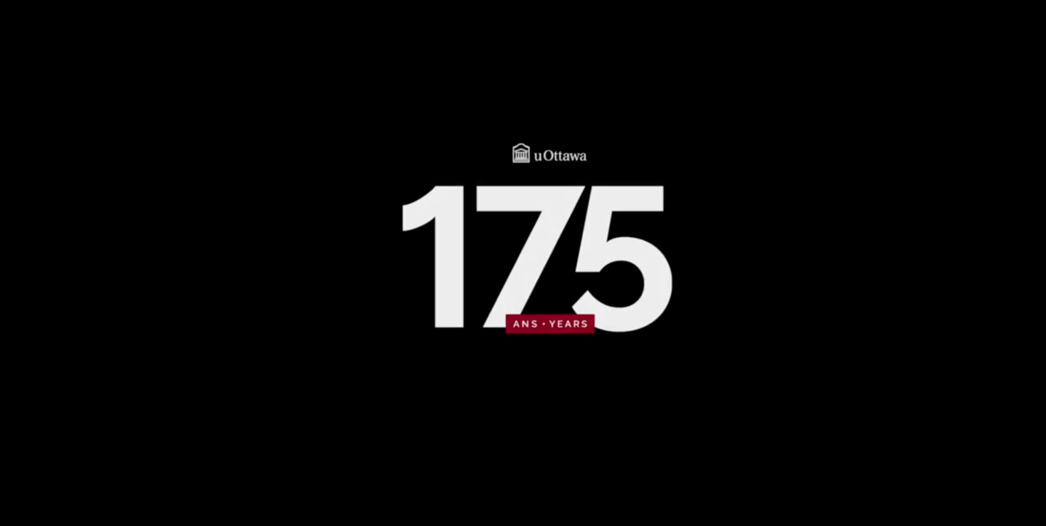Logo 175 years of uOttawa