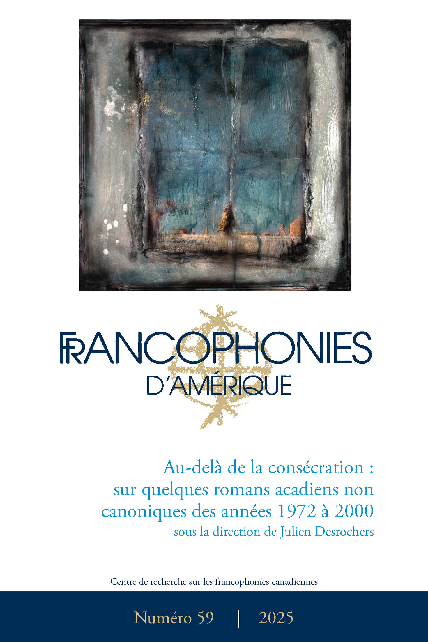 Couverture du numéro 59 de Francophonies d'Amérique