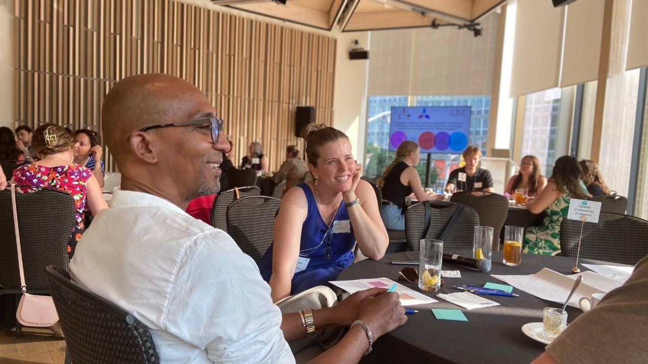 Francis Bangou and Stephanie Arnott