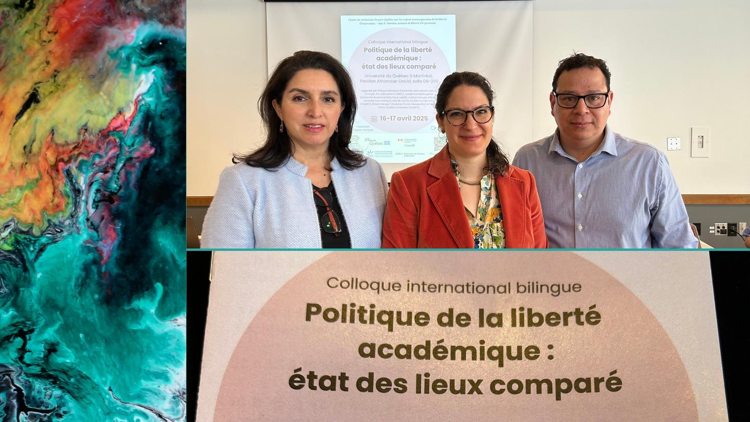 Viviana Fernandez, Amy Kapit (SAR) and Salvador Herencia