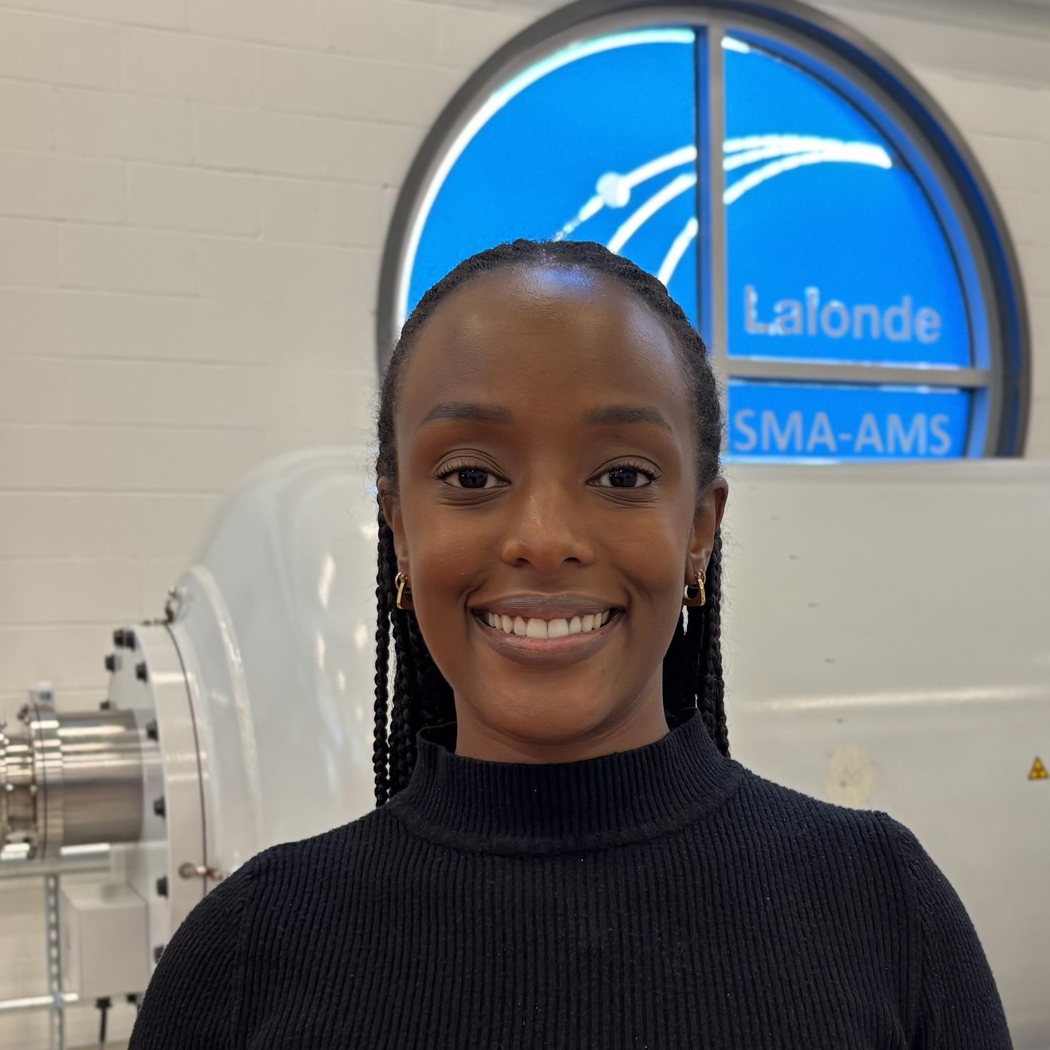 Daisy Butera in the AMS hall