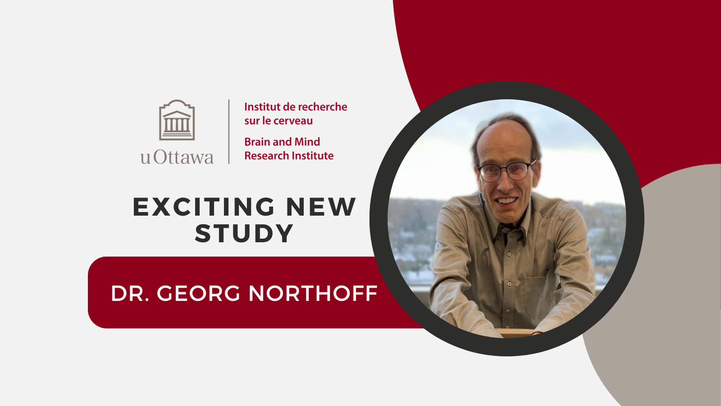 "Exciting new study. Dr. Georg Northoff"