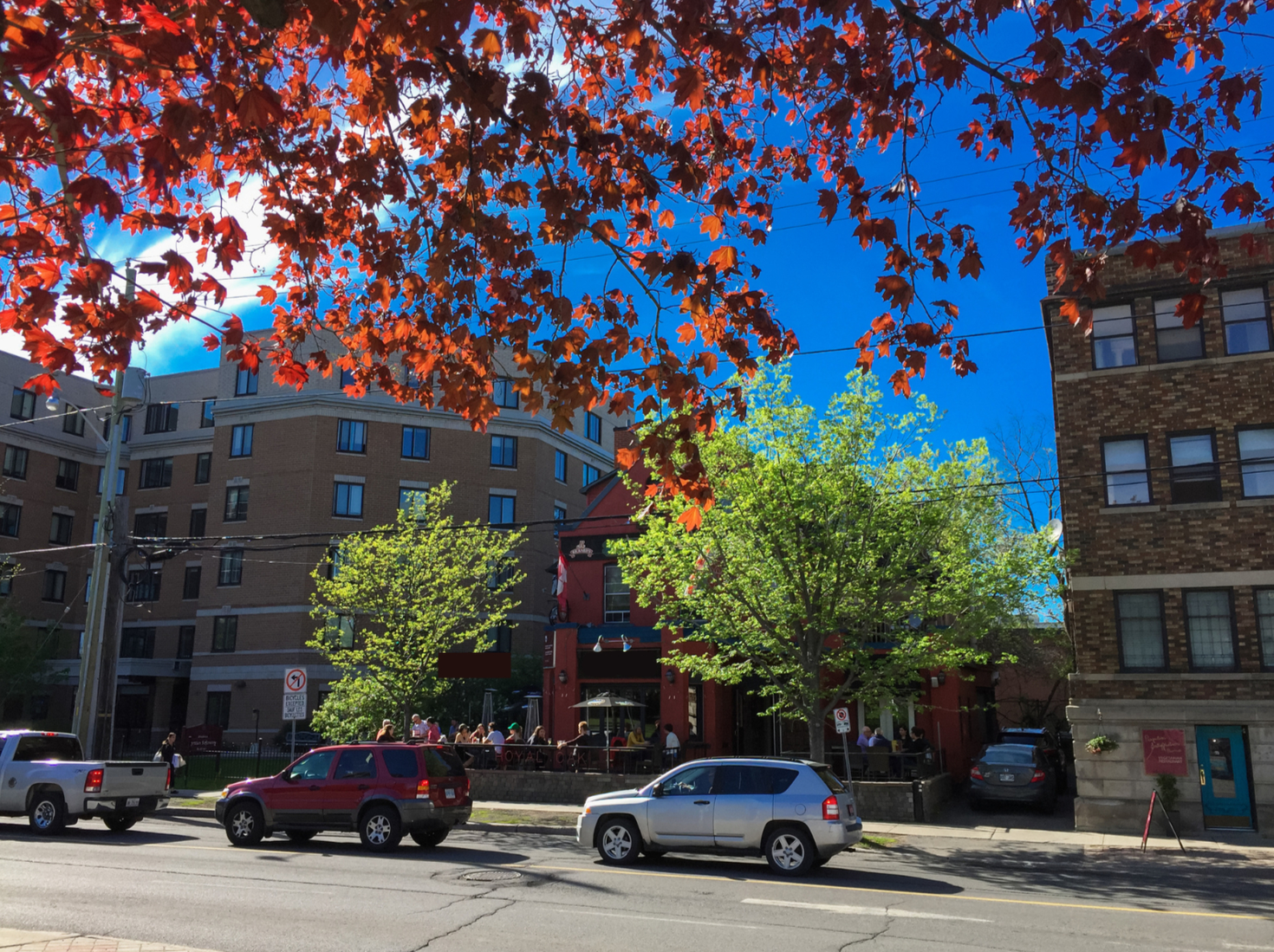 Photo du quartier de Sandy Hill en automne
