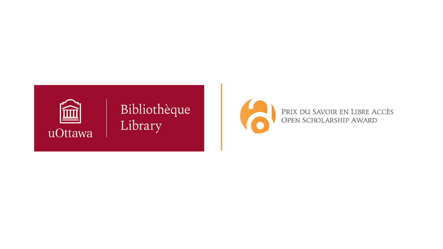 uOttawa and the Open Scholarship Award logos