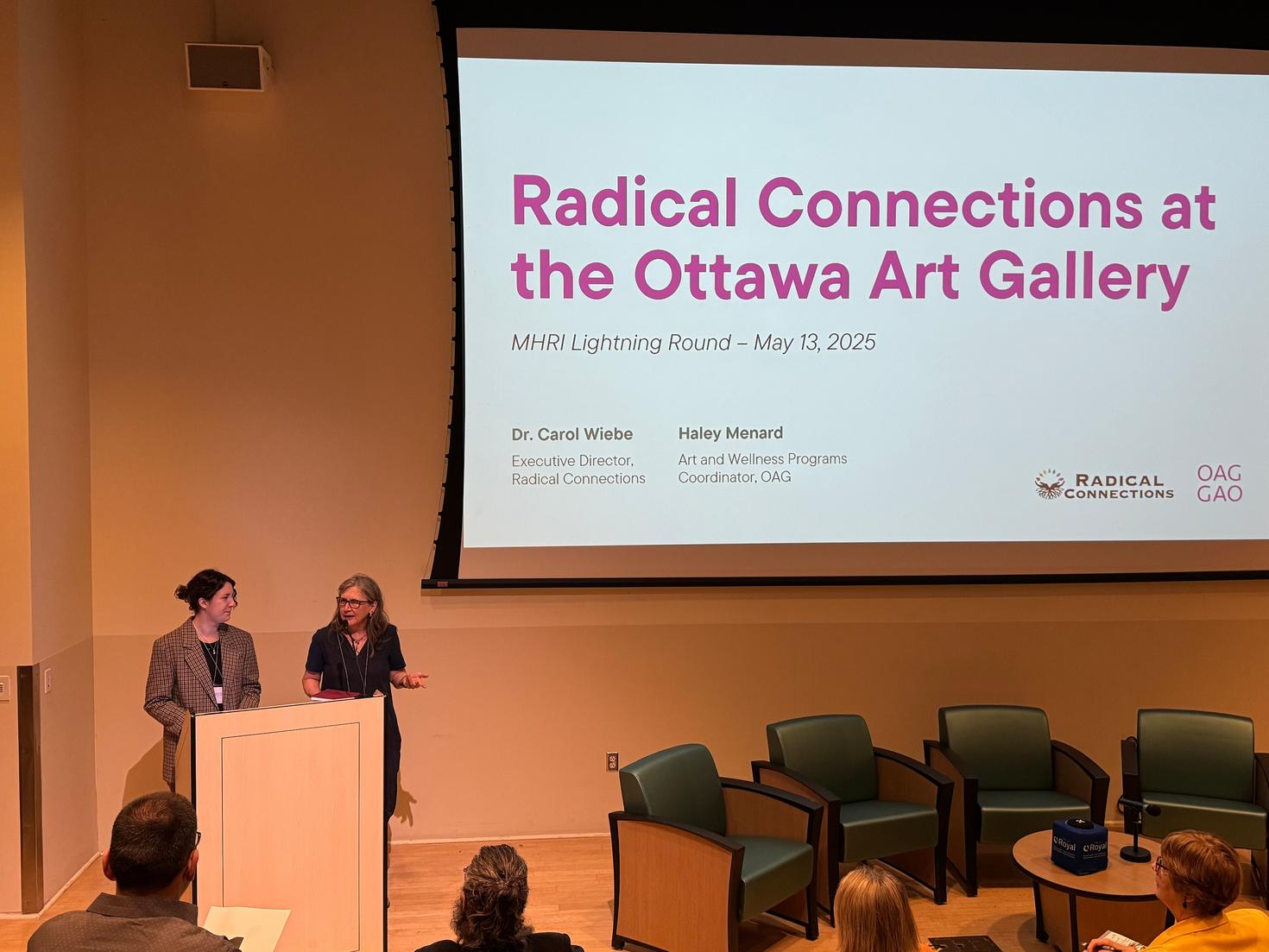 Presentation at the MHRI Conference