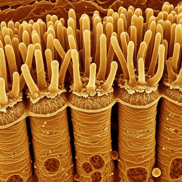 Yellow cilia