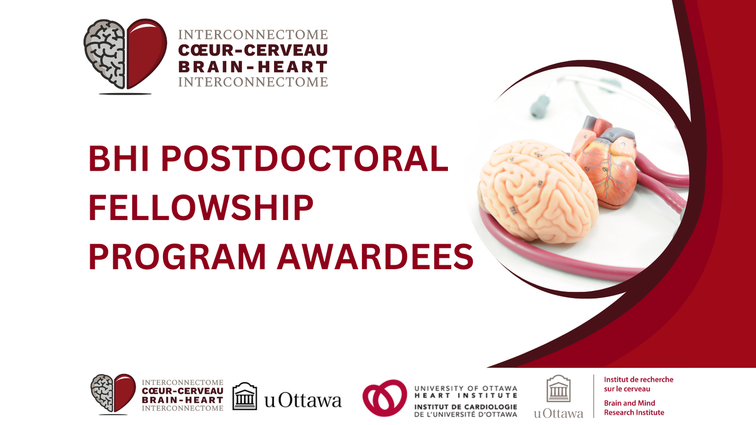 Postdoctoral fellowship program awardees banner