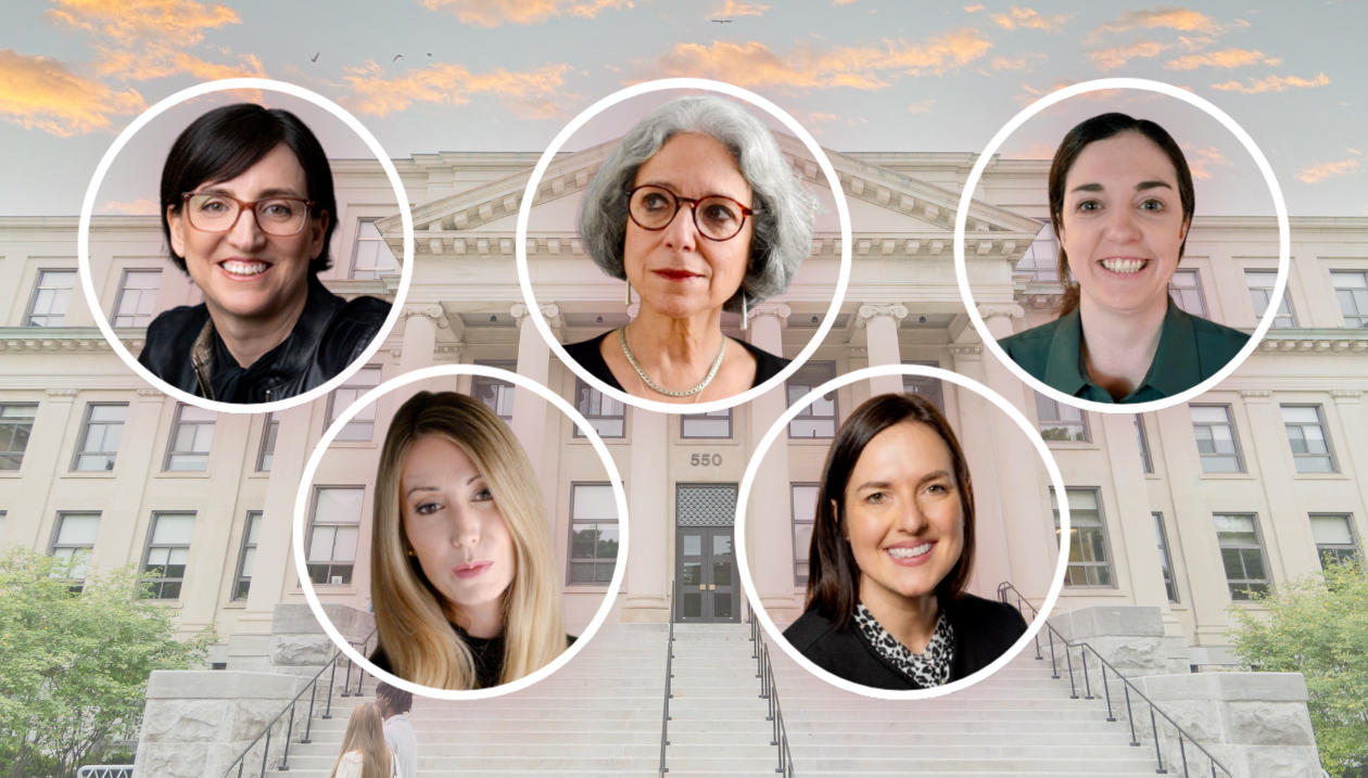 The five newly elected members of the Royal Society of Canada.