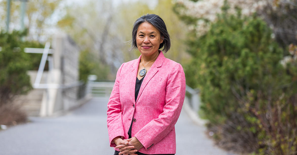 Portrait de la bibliothécaire en chef, Talia Chung