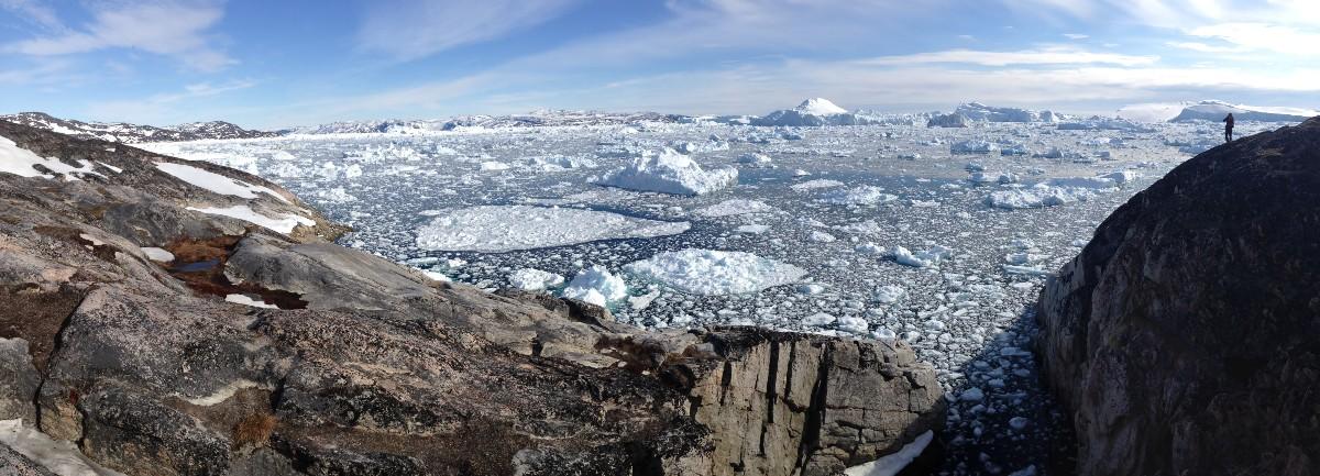 Le glacier Jakobshavn, au Groenland