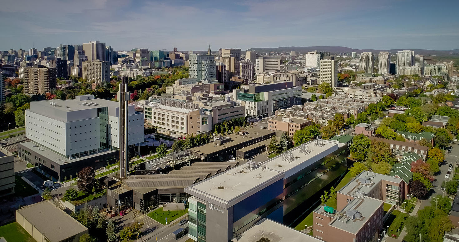 Vue aérienne du campus