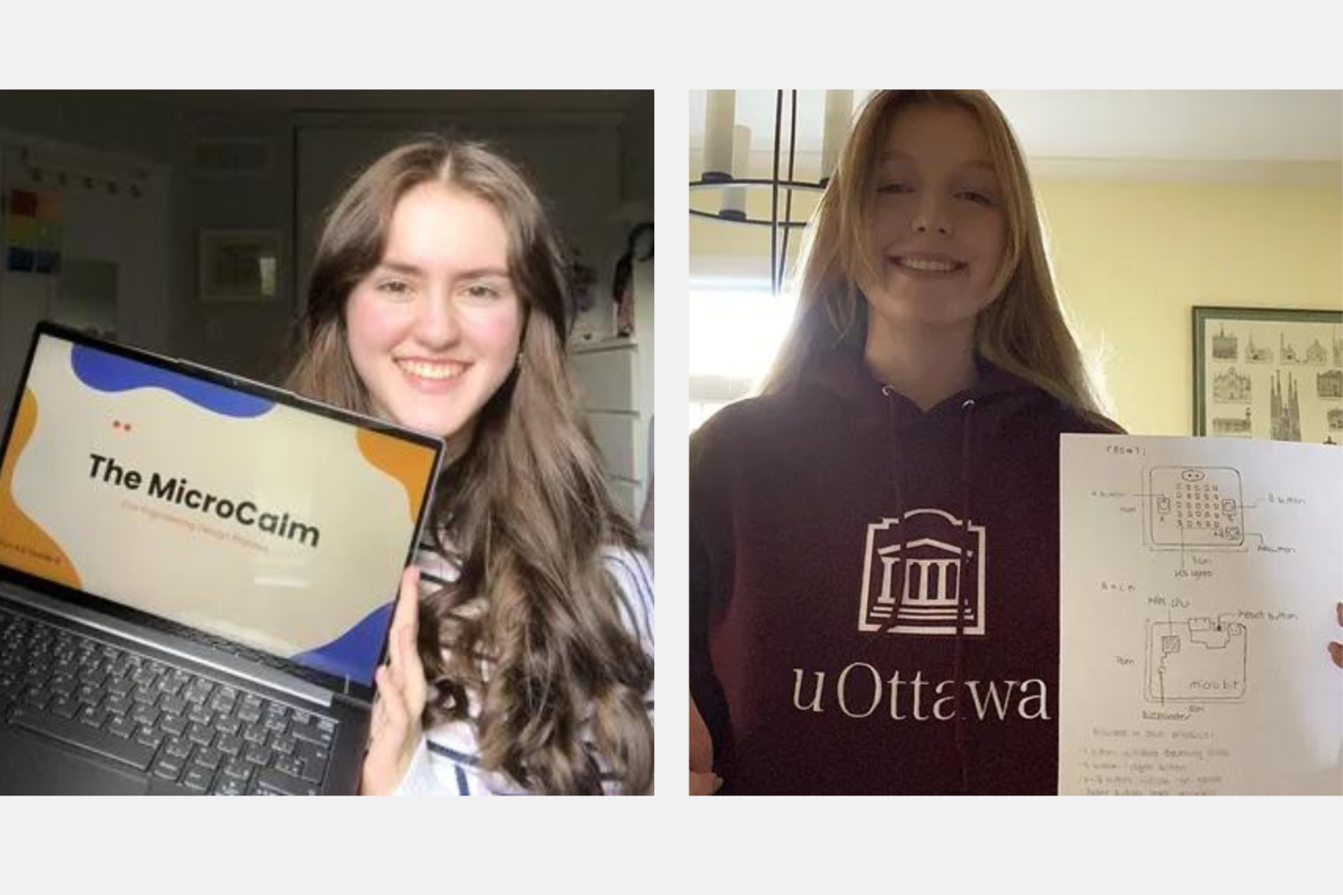 Alicia et Esmèe remportent un défi mondial de conception