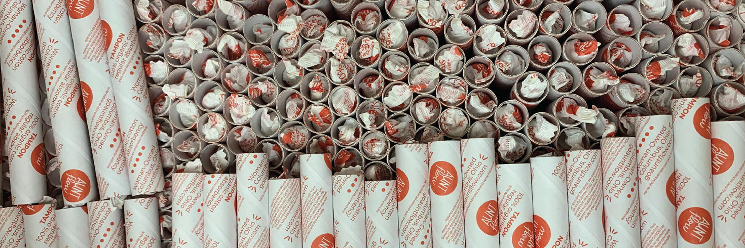 Paquet de tampons hygiéniques