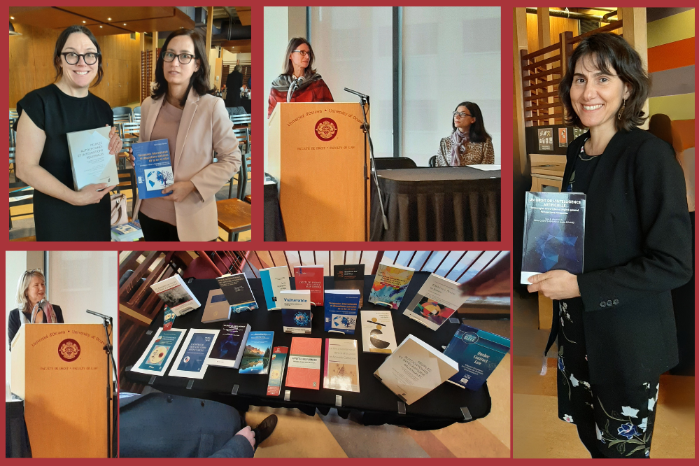 Photos prises lors de la célébration des livres collectifs