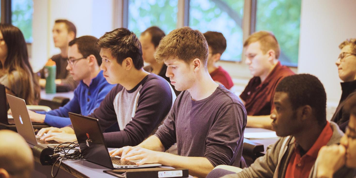 Students in class