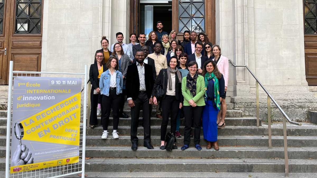 Les participants de l'École IIJ, photo prise à Lyon