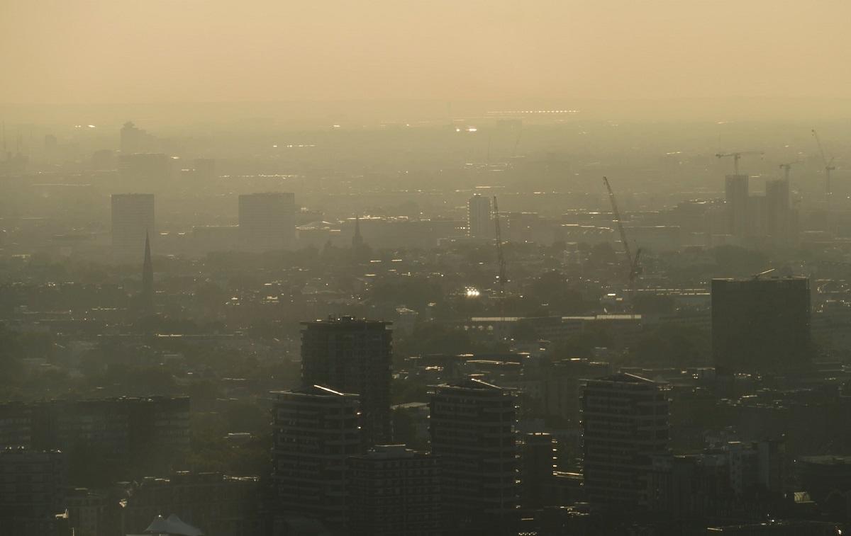 Smog over city