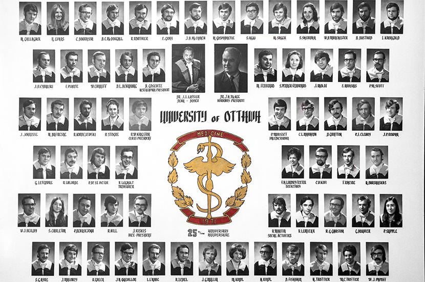 The University of Ottawa Faculty of Medicine Class of 1971