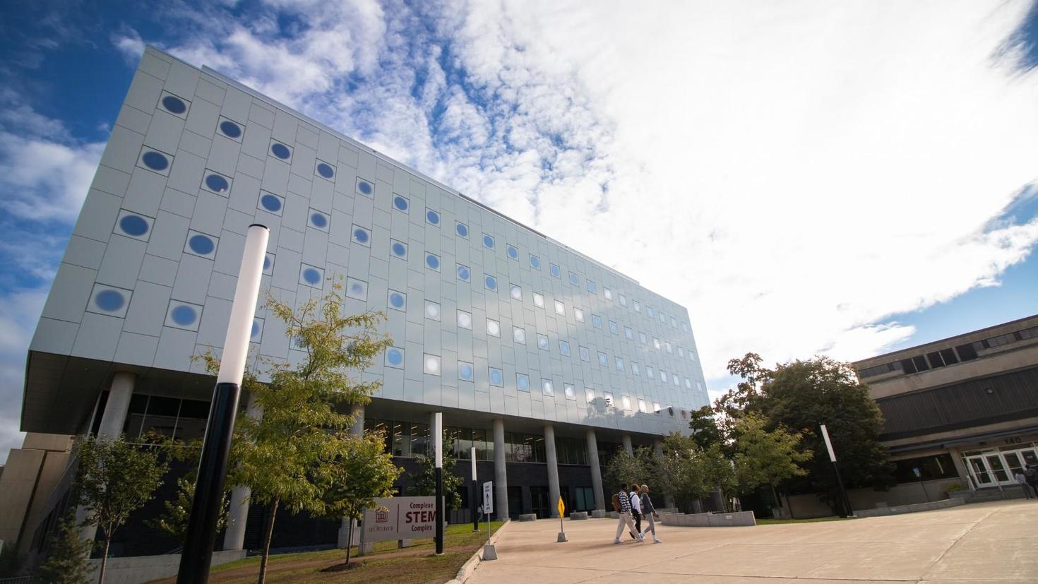 The STEM Complex on the campus of the University of Ottawa.