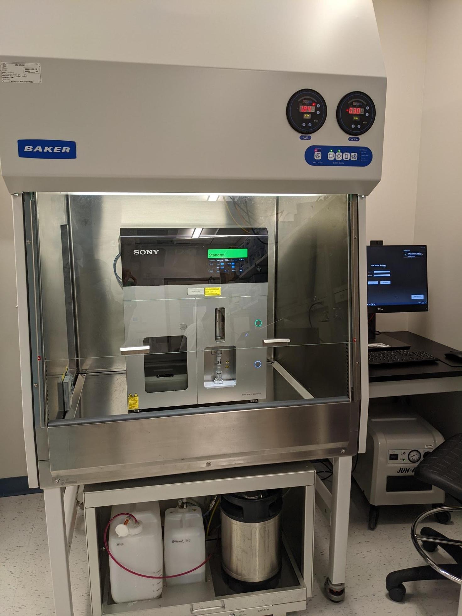Installation centrale de cytométrie en flux et de virométrie de l'Université d'Ottawa Trieur de cellules SH800