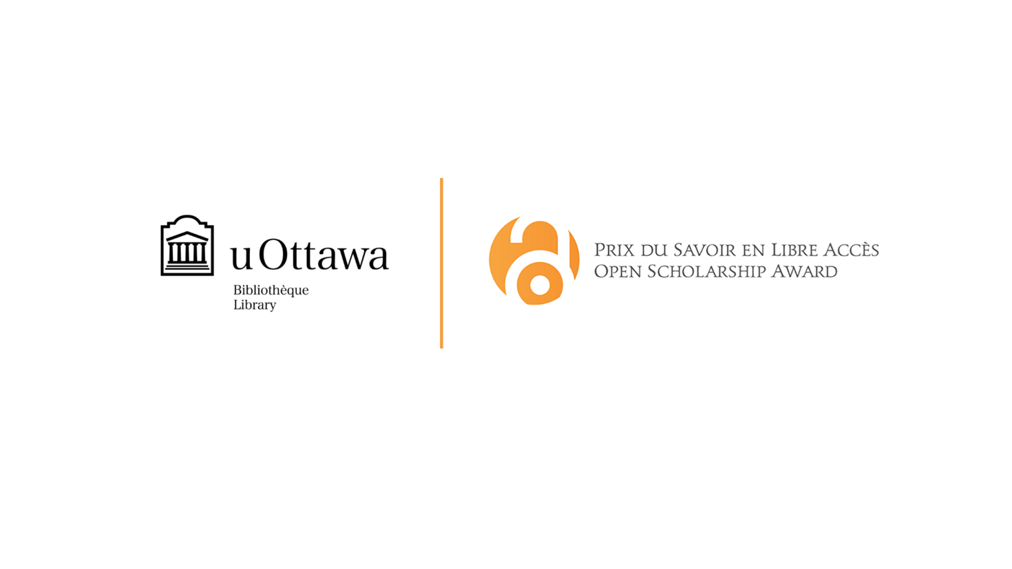 logo uOttawa et Prix du savoir en libre accès