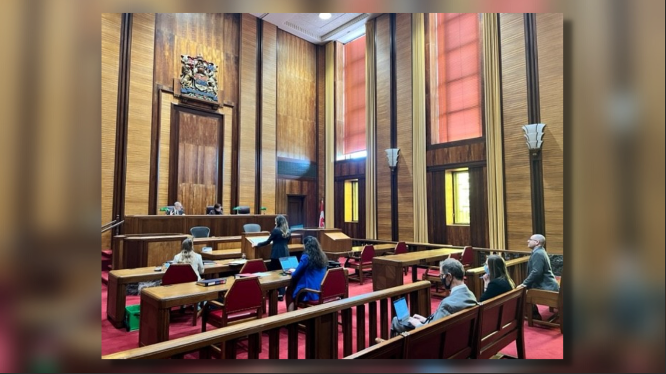 student moot in Court of Ontario