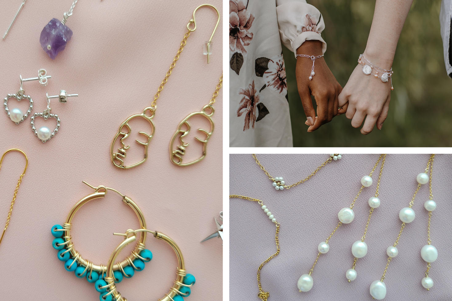 various images of jewelery.