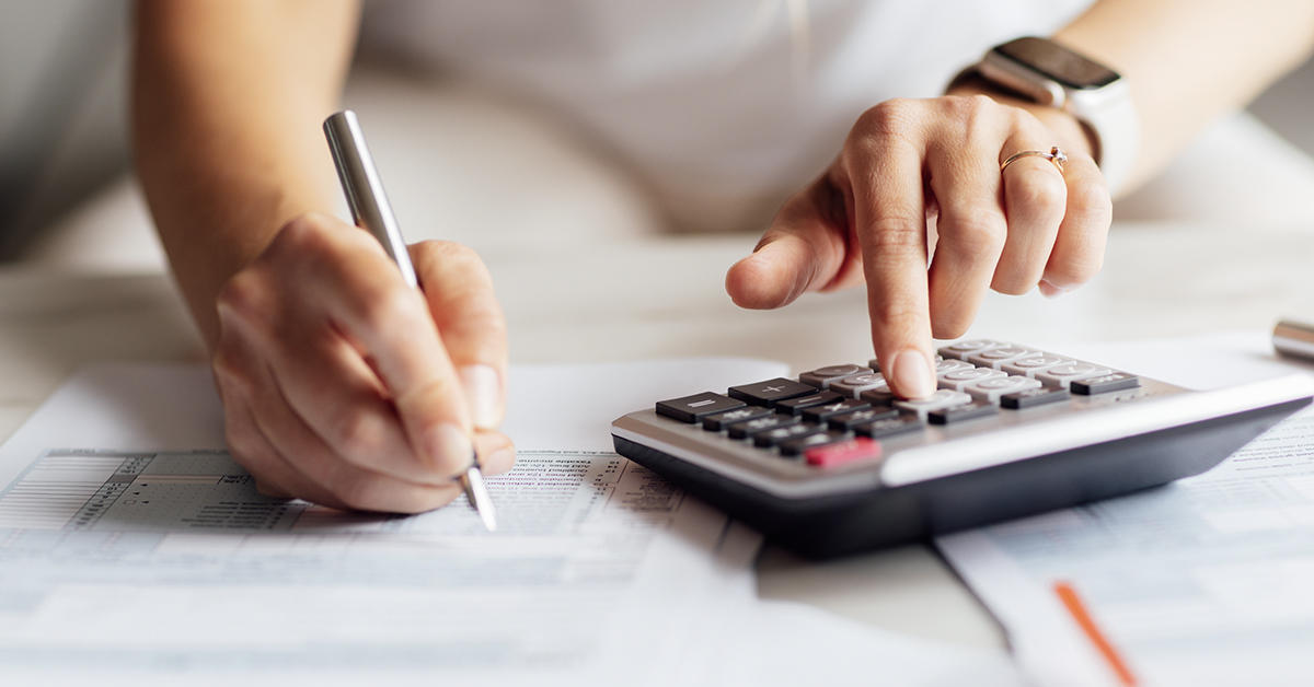 Someone makes a budget and calculates